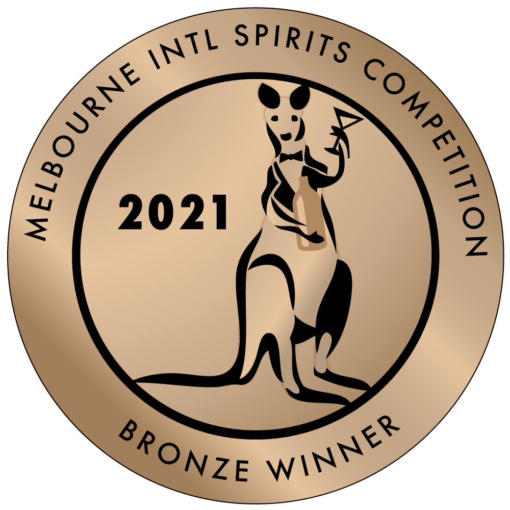 Melbourne International Spirits Competition 2021 Bronze medal