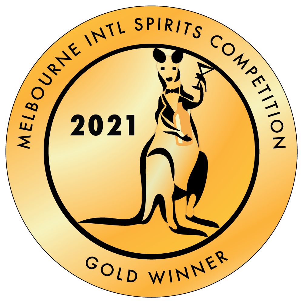 Melbourne International Spirits Competition 2021 Gold medal